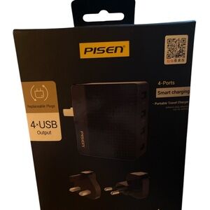 PISEN TS-C085 PowerCombo Port 4 Portable Travel Charger